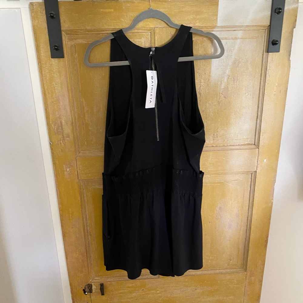 Athleta one-piece, NEW, romper. Elastic waist, zipper in the back.